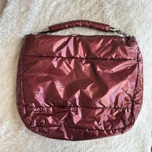 Cranberry Puffer Shoulder Bag
